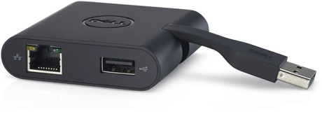 Dell adapter USB  to HDMI/VGA/Ethernet/USB  (DA100) - Hãng sản xuất :  DellCổng vào : USB ổng ra : VGA/ HDMI/ LAN/ USB 